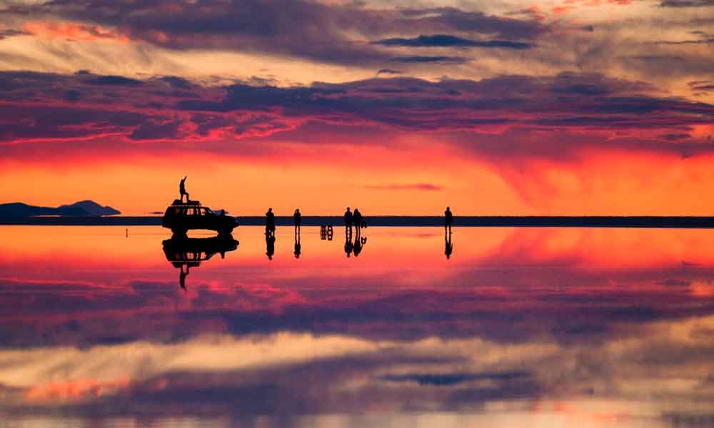 Salar de Uyuni (Sunset and Night of Stars)