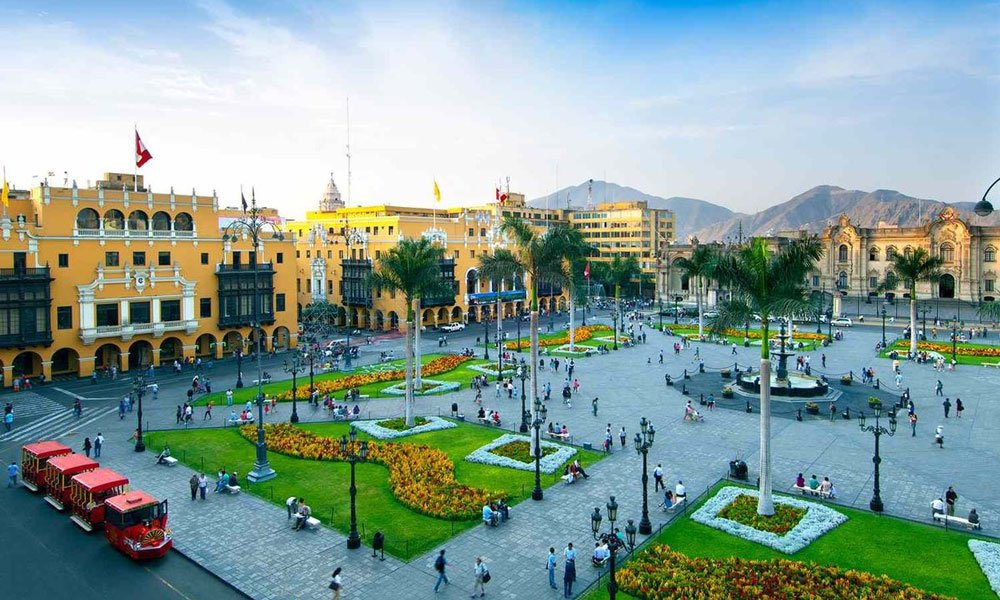 Plaza Mayor of Lima, historic site that is free to visit and part of cheap things Lima visitors enjoy