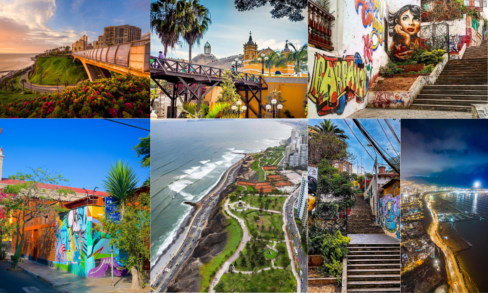Miraflores boardwalk at sunset, one of the best cheap things Lima offers