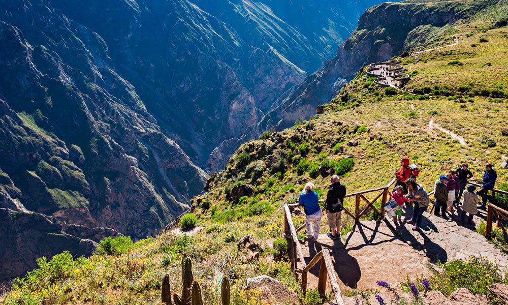 Traveler admiring Andean landscape — emotional connection with nature