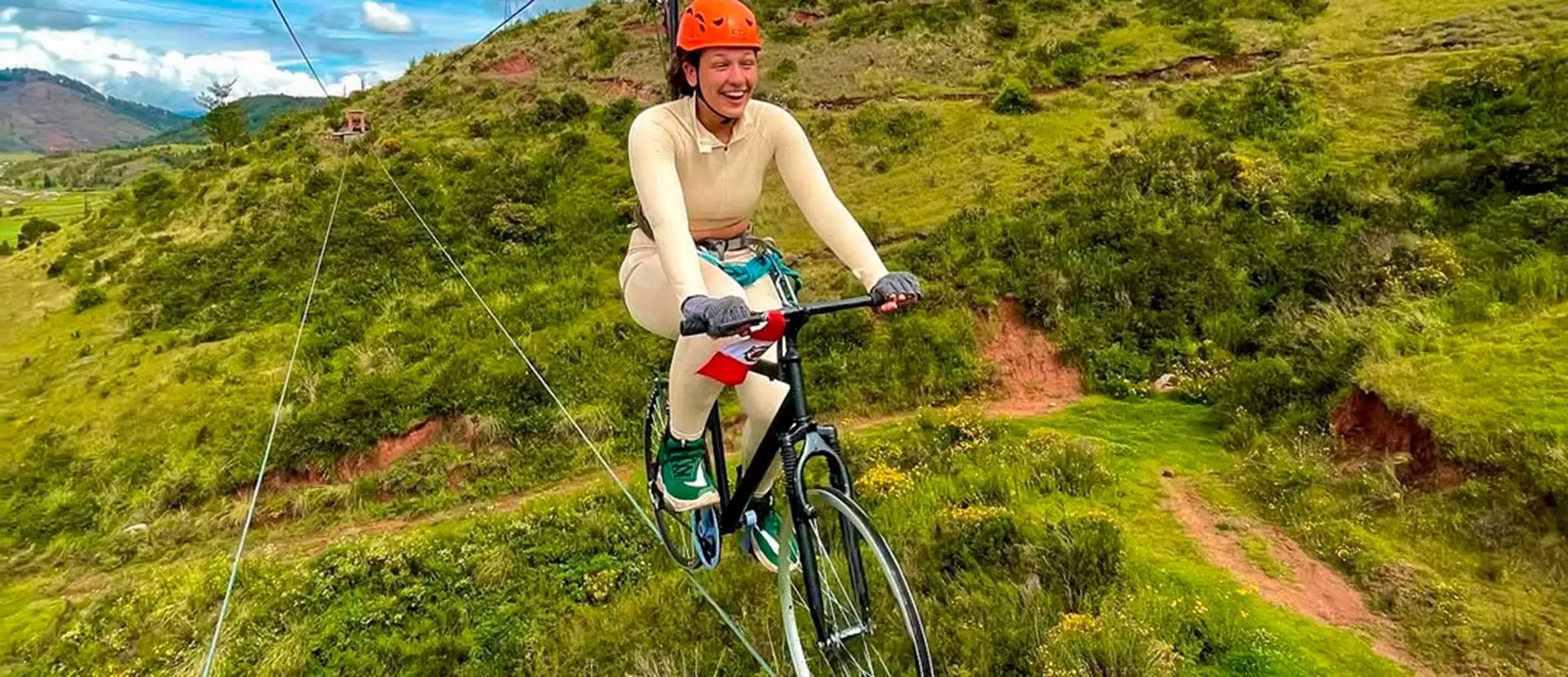 Skybike + Escalada + Rápel en Cachimayo | Emoción y Libertad