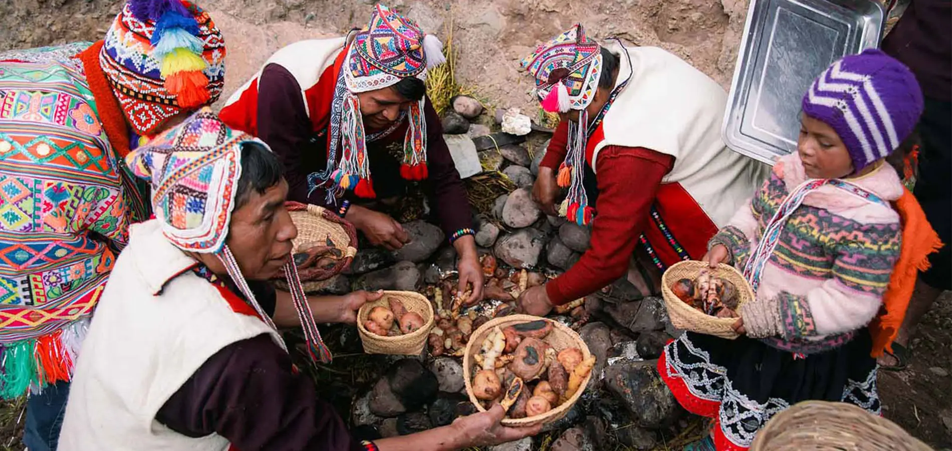 Pachamanca en Comunidad de Umasbamba