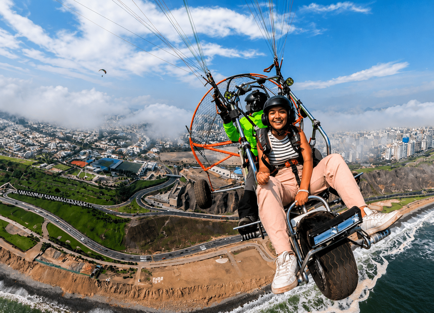 Aventura en Parapente Motorizado